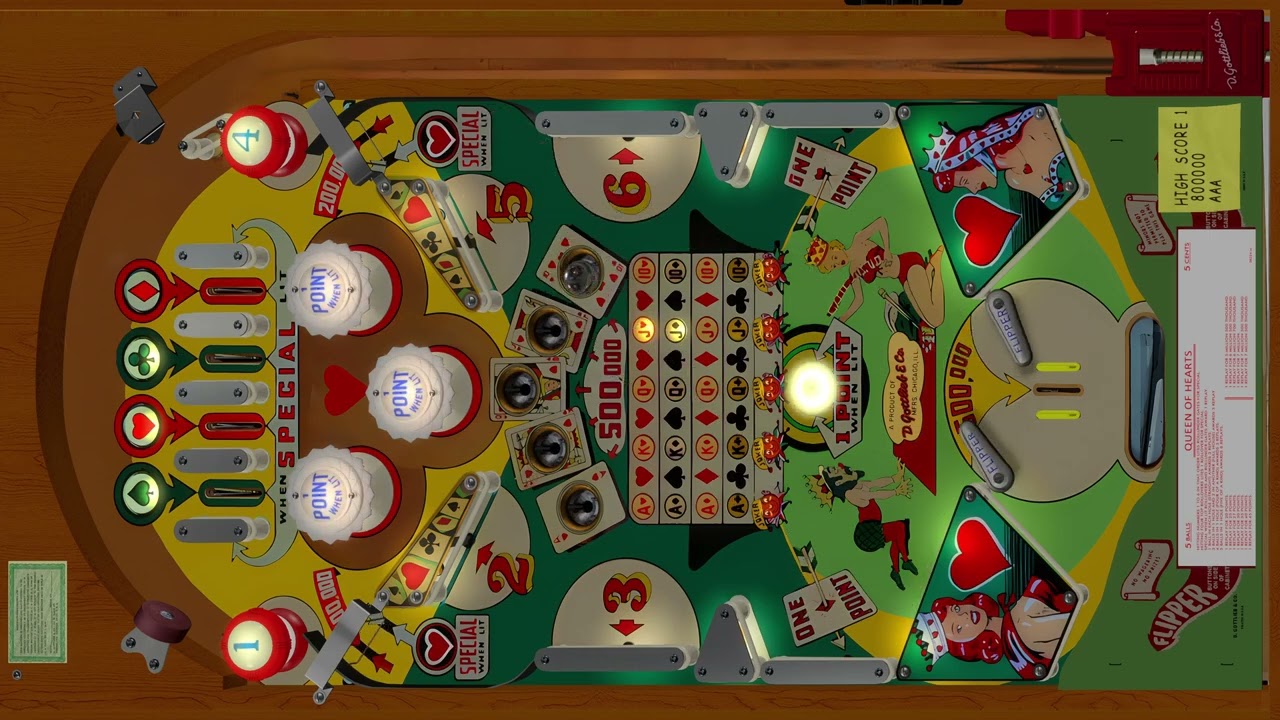 Queen of Hearts (Gottlieb 1952) VPX