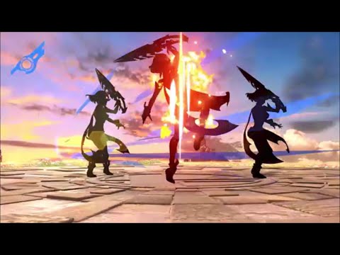 スマブラSP　真っ黒ホムラ　チーム戦　勝利ポーズ②