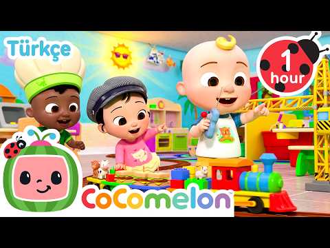 🚂🎵 İstasyonda! JJ'nin Eğlenceli Tren Şarkısı | CoComelon | Çocuk Çizgi Filmleri