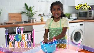 How to make Aksara’s Sri Lankan Fish Curry | My World Kitchen | CBeebies Recipe Cbeebies Recipes Japanese Sushi