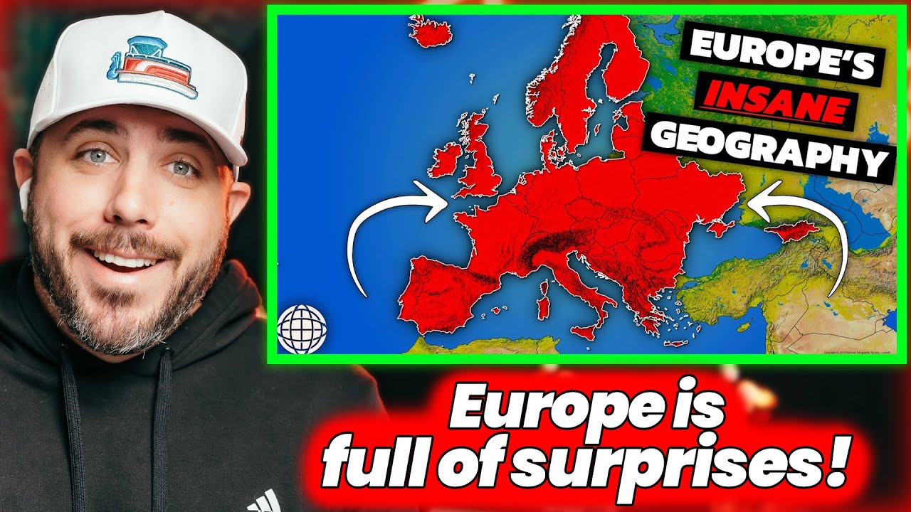 American Reacts to Mind-Blowing European Geography Facts