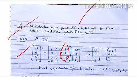 3 D Transformation -3D Translation and 3D Scaling - lecture 51/ computer graphics