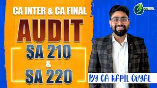 SA 210, SA 220 FOR CA FINAL & CA INTER AUDIT BY CA KAPIL GOYAL