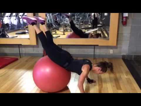 Swiss Ball Reverse Hyperextension 5