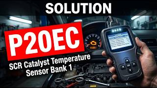 How To Fix P20ec Obd Ii Error Code  Scr Catalyst Temperature Sensor Bank 1