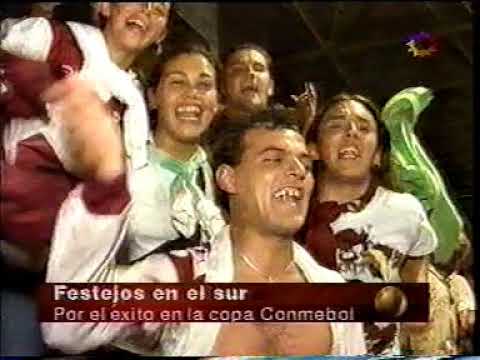 Festejos de Lanus (Copa Conmebol) (Habla Cuper) (1996)