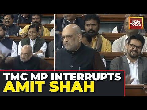 Trinamool MP Interrupts Amit Shah In Lok Sabha, Watch What Happened Next