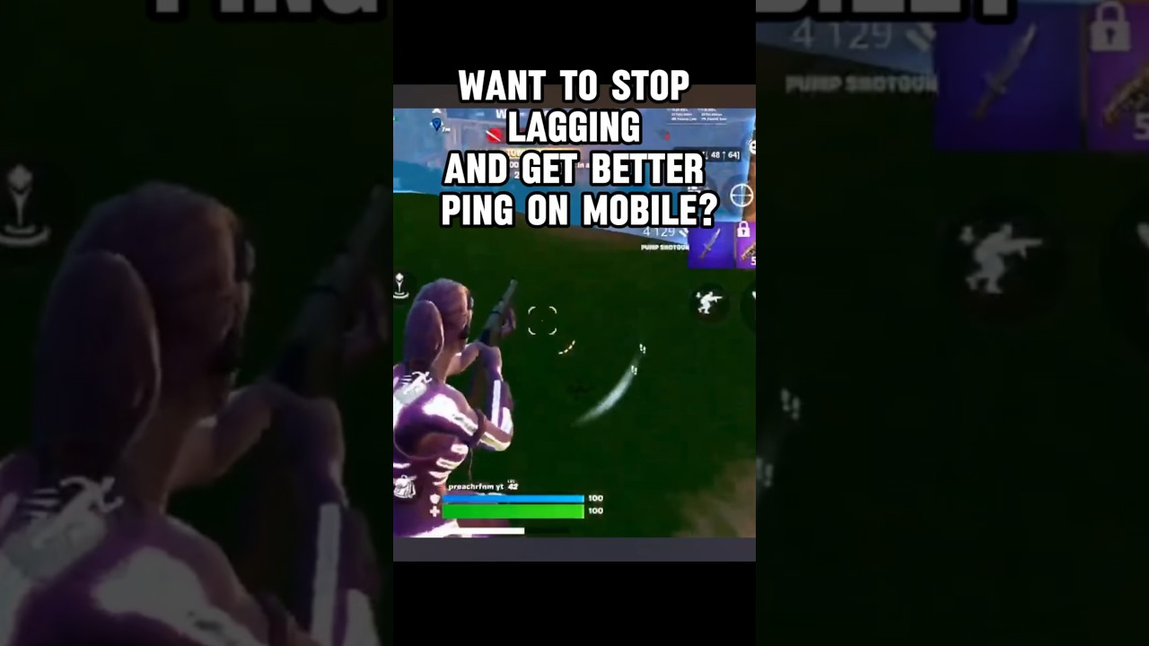 Как улучшить пинг в Fortnite Mobile