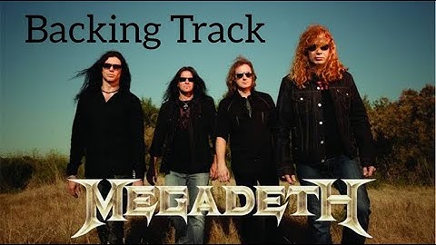 Megadeth - Elysian Fields (Guitar Backing Track) with Vocal