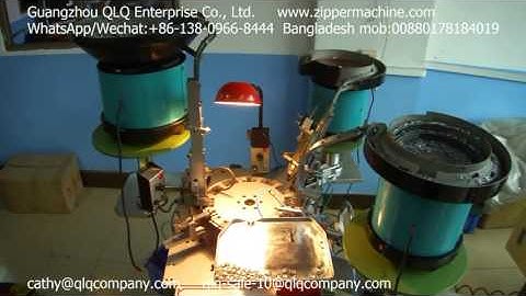 Automatic & Semi-automatic Italy Type Slider Assembly Machine QLQ- 023 #Zipper_slider_Machines