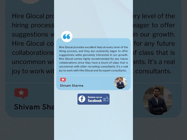 Hire Glocal Review | Best Human Resource Consultants in India | Top #HR Consultancy