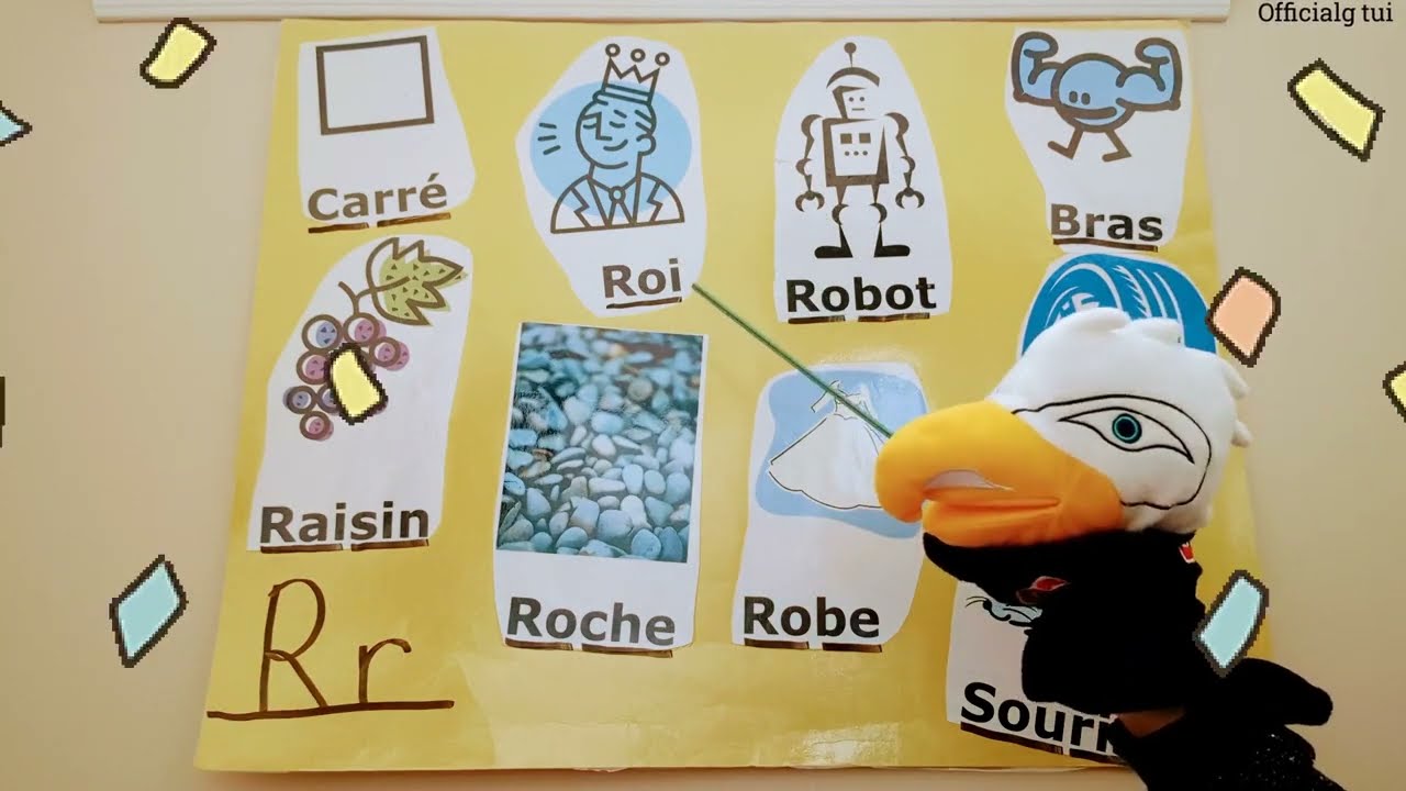 French vocabulary with Mr. Eagle - Apprendre le vocabulaire avec M. Aigle