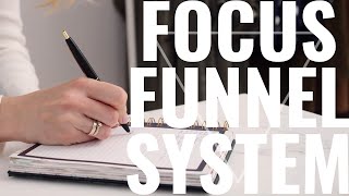 Functional Planning | Using the Focus Funnel System in a Planner | To Do List / Task Management