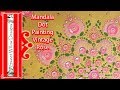 How to Paint Dot Mandalas #061 Vintage Rose Mixed Media #mandala #dotmandala #SweetWillowDesigns