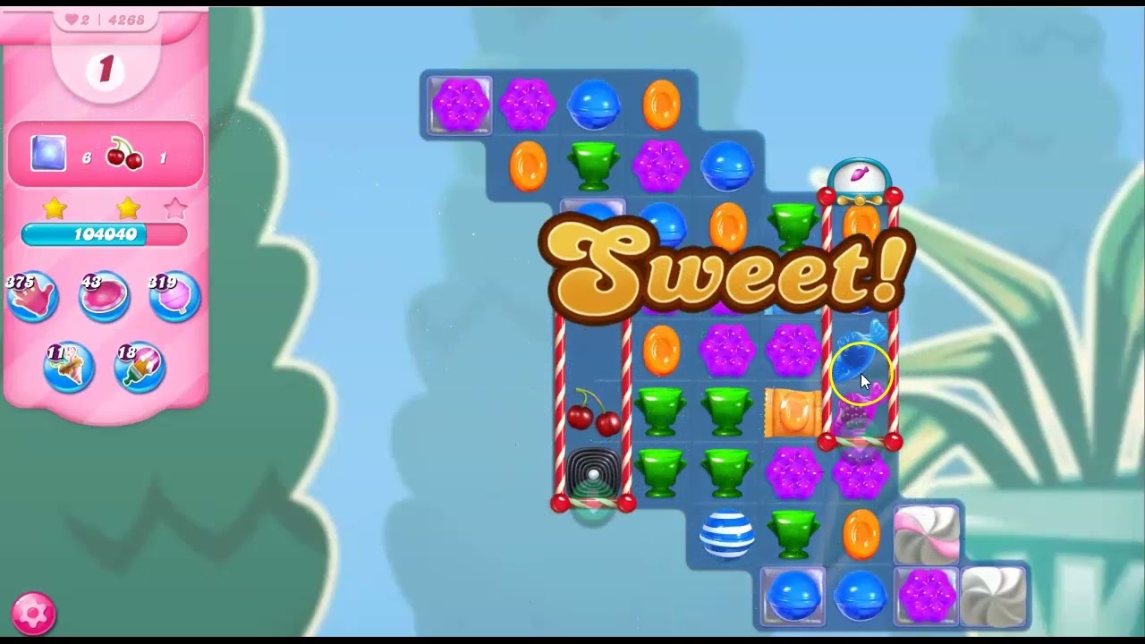 Candy Crush Level 4268 Talkthrough, 13 Moves 0 Boosters - YouTube