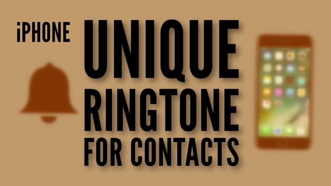 Assign unique Ringtone to Contacts on iPhone (Easily!) - 2017