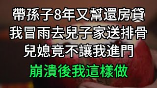 帶孫子8年又幫還房貸我冒雨去兒子家送排骨兒媳竟不讓我進門崩潰後我這樣做#子女不孝 #不孝 #老人頻道 #唯美頻道 #真人朗讀 #生活哲學 #自主養老 #抱團養老 #獨立養老 #不肖子孫