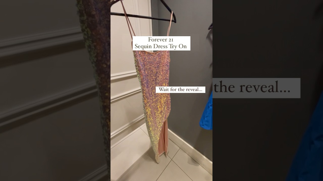 Forever 21 dress reveal!! ⚡️