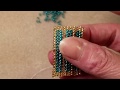 Creating Patterns in Flat Herringbone Stitch