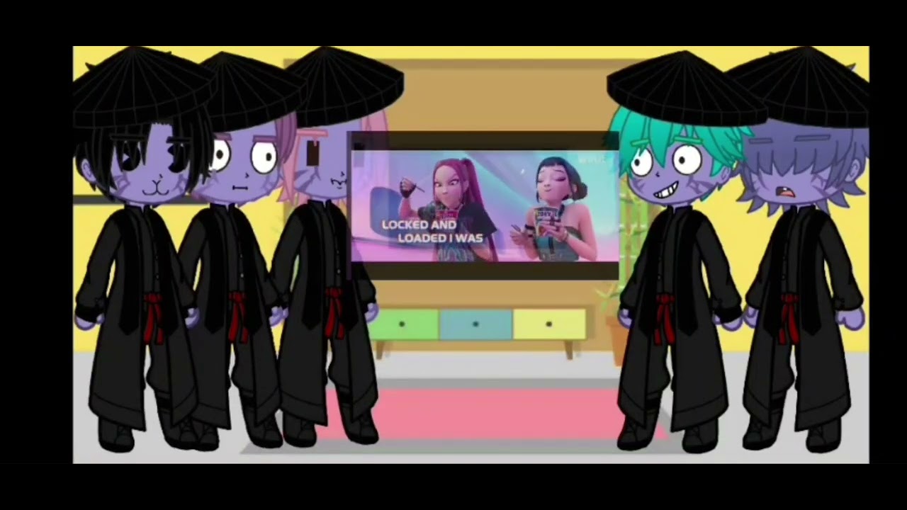 Saja boys react to huntrix# gacha clube# part 2?