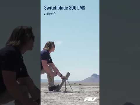 Switchblade 300 Loitering Munition launch.