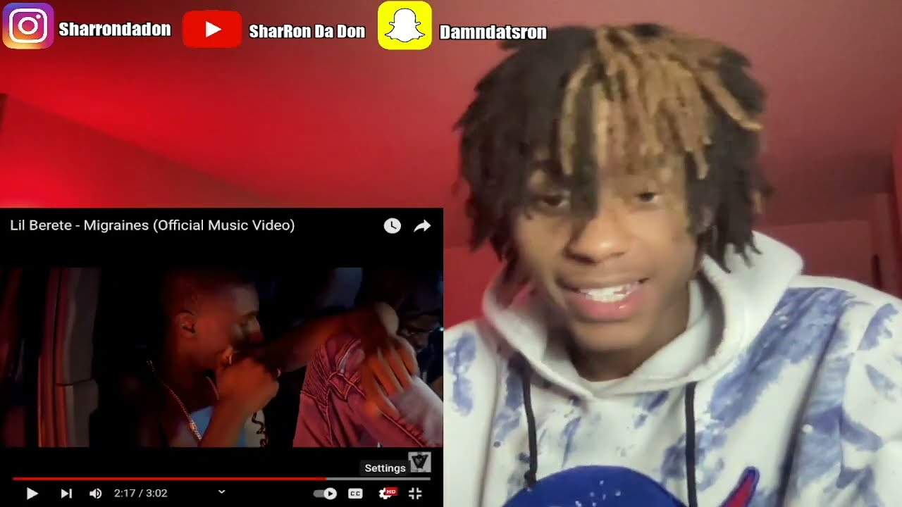 Lil Berete "Migraines" REACTION