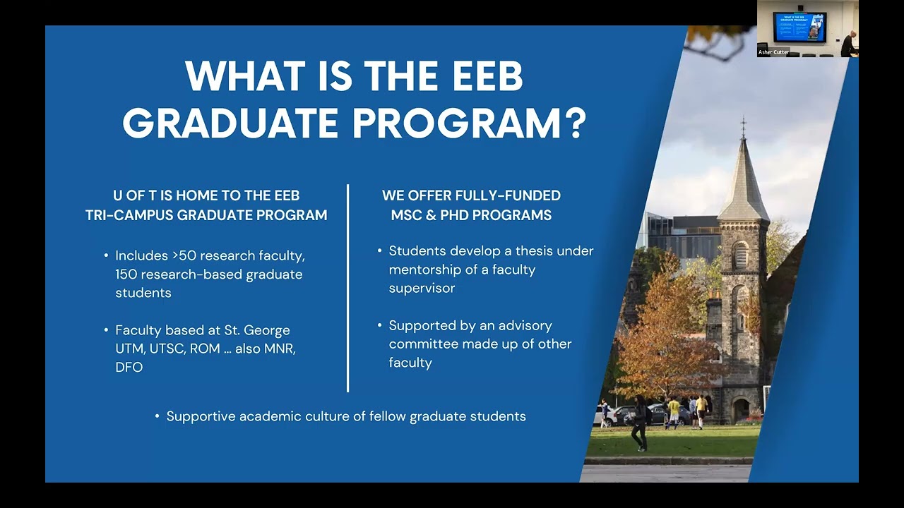 2025 EEB Info Session: Applying to grad school