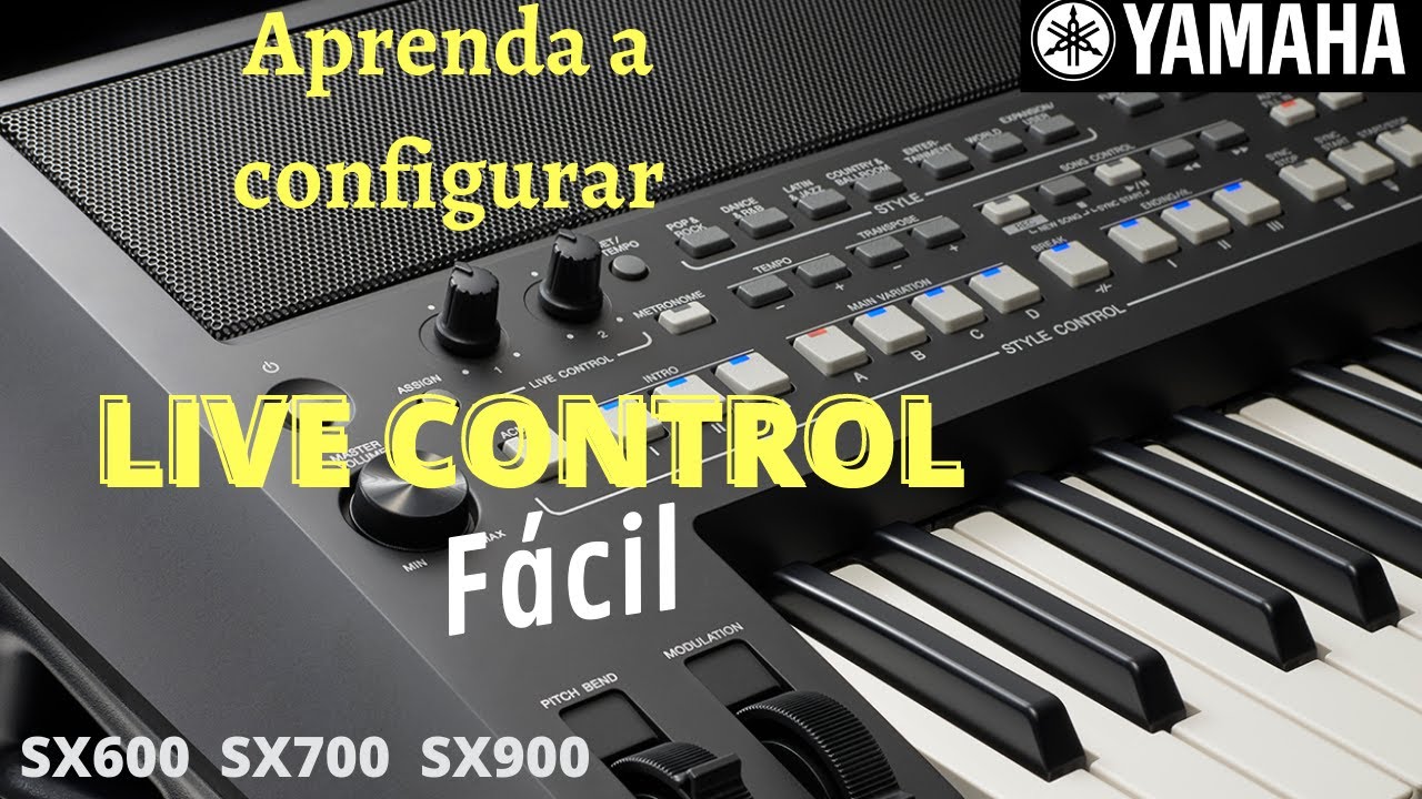 Configurando LIVE CONTROL (VOLUMES) YAMAHA SX600-SX700-SX900