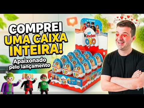 EU NÃO ACREDITO! Abri o Kinder Ovo DC Playmobil e olha o que veio!
