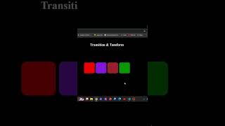 Transform &amp; Transition in CSS #html #css #programming