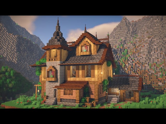 Minecraft: Casa Medieval Simples Tutorial! : r/Madde_in_Minecraft