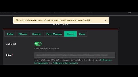 txAdmin Discord Status Bot doesn