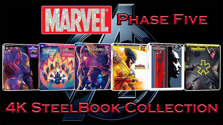 My COMPLETE MCU Phase Five 4K SteelBook Collection from the The Multiverse Saga 2025