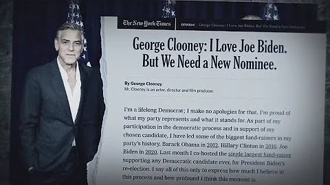 George Clooney calls for President Biden to leave the 2024 race