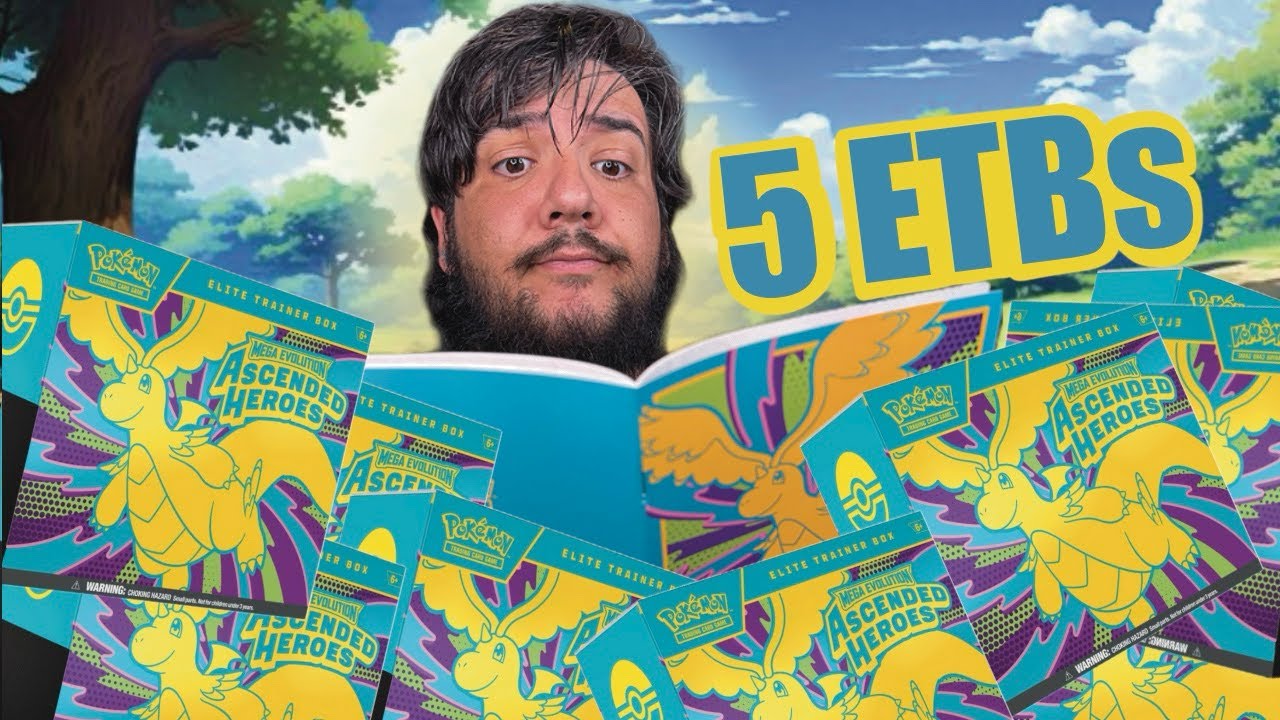 What do you get from 5 Ascended Heroes Elite Trainer Boxes on Pokémon Day?!