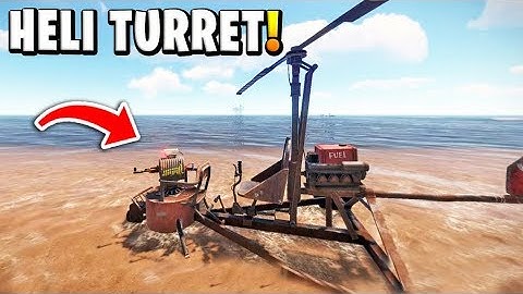 NEW MINICOPTER TURRET GLITCH! RUST Funny Fails & Epic Moments #1