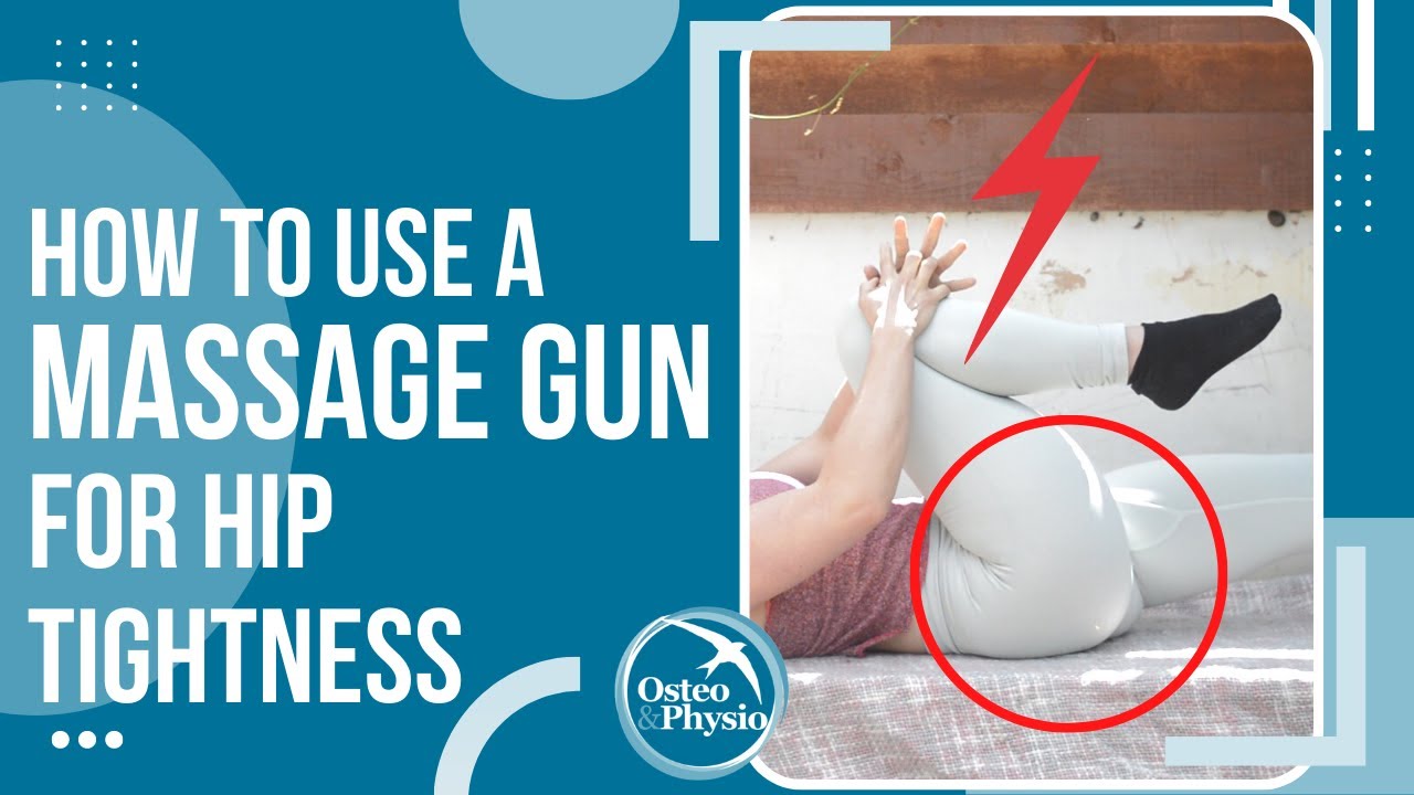 How to use a Massage Gun - Psoas Release - Lower Back Pain & Hip