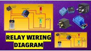 what is relay .5 pin relay working system.relay connection and relay experiment. #electricalwale