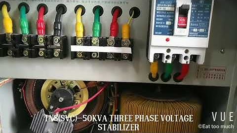 TNS SVC 50KVA  three phase voltage stabilizer