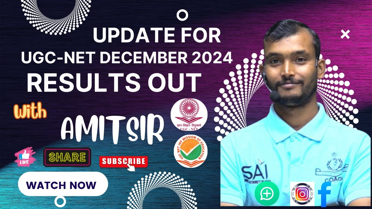 Result Declare UGC NET DECEMBER 2024  