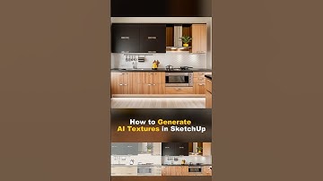 How to Generate Textures in SketchUp with AI #sketchup #shorts #rerenderai #3dmodeling