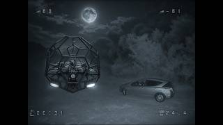 Flight test with infrared night view by the Xpert Kage TwinNight dual-vision night view cage drone