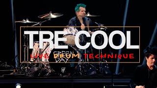 TRE COOL Live Drum Technique (Green Day)