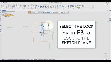Locking Sketch Plane Tutorial for Siemens Solid Edge