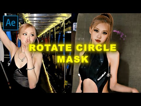 ROTATE CIRCLE MASK TRANSITION | After Effects Tutorial