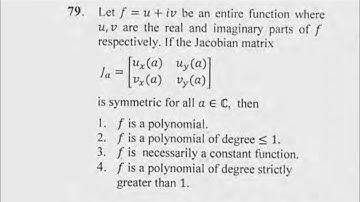 CSIR-NET-2017(June)-Part-C(Complex Analysis).