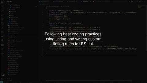 Lint your code by customizing linting rules in ESLint - Write your custom linting rule