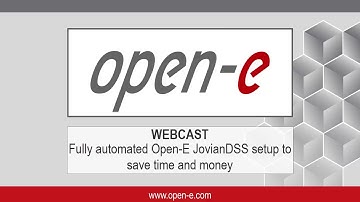 Video Tutorial - Fully Automated Open-E JovianDSS setup to save time and money