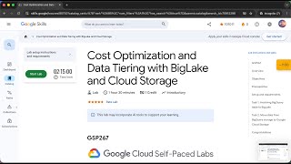 Cost Optimization and Data Tiering with BigLake and Cloud Storage | GSP267