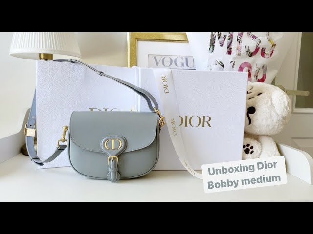 Dior Medium Bobby Bag Blue Oblique Jacquard Canvas – Coco Approved Studio